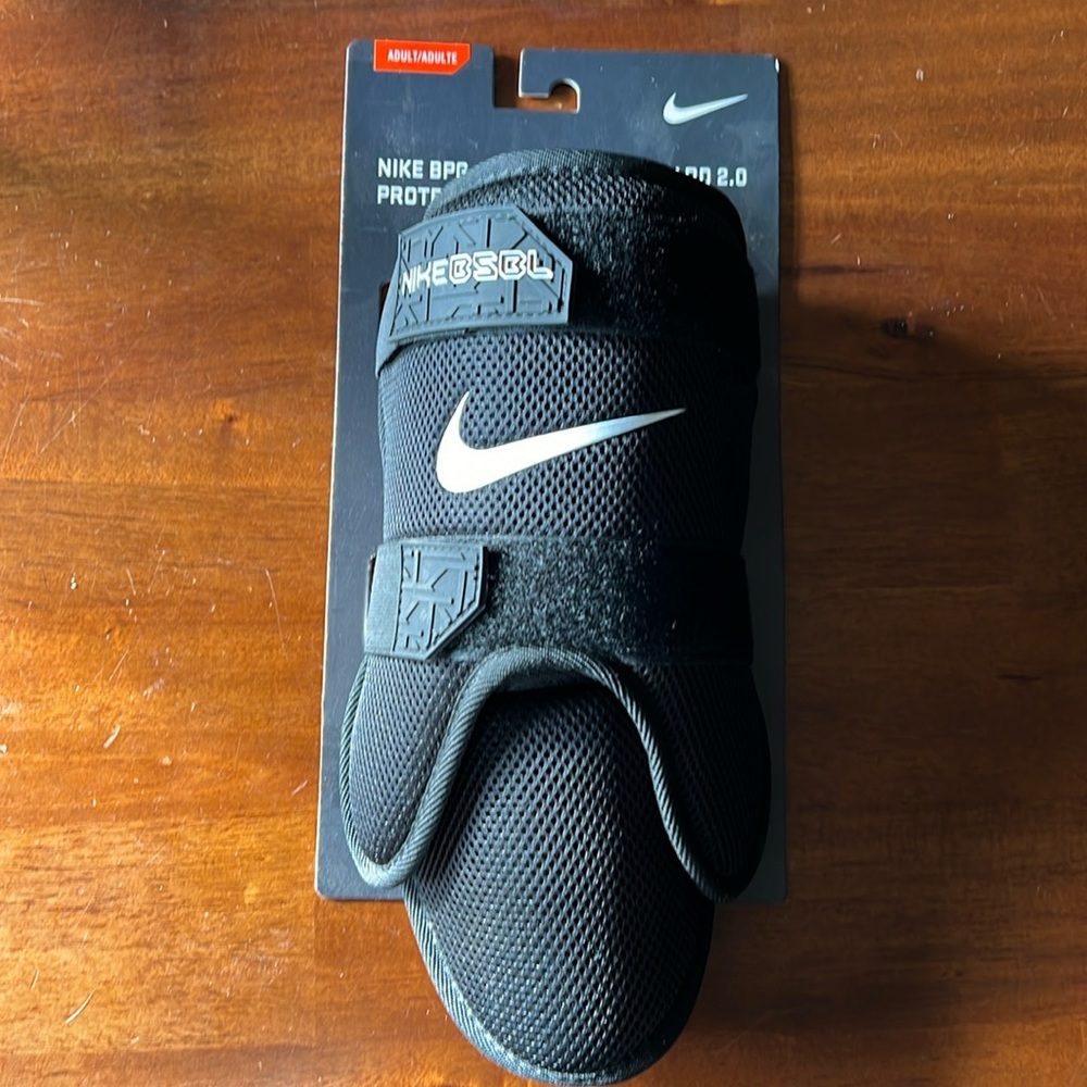 Brand new Nike Baseball Batter Leg guard. Adult One size fits most. Color black
